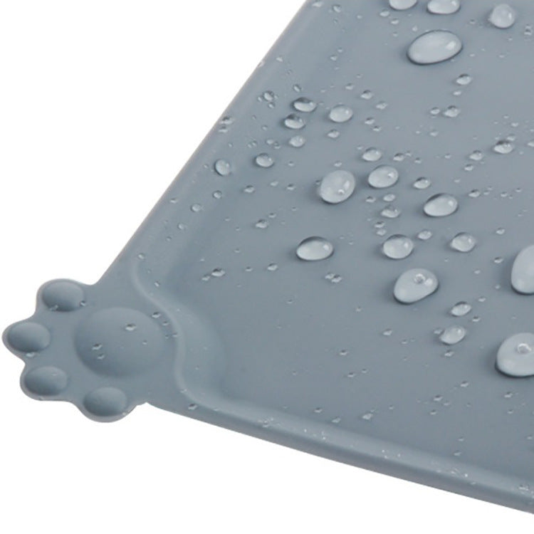 Dog bowl mat silicone waterproof easy to clean